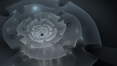 Frosted glass flower