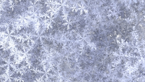 Wall of snow